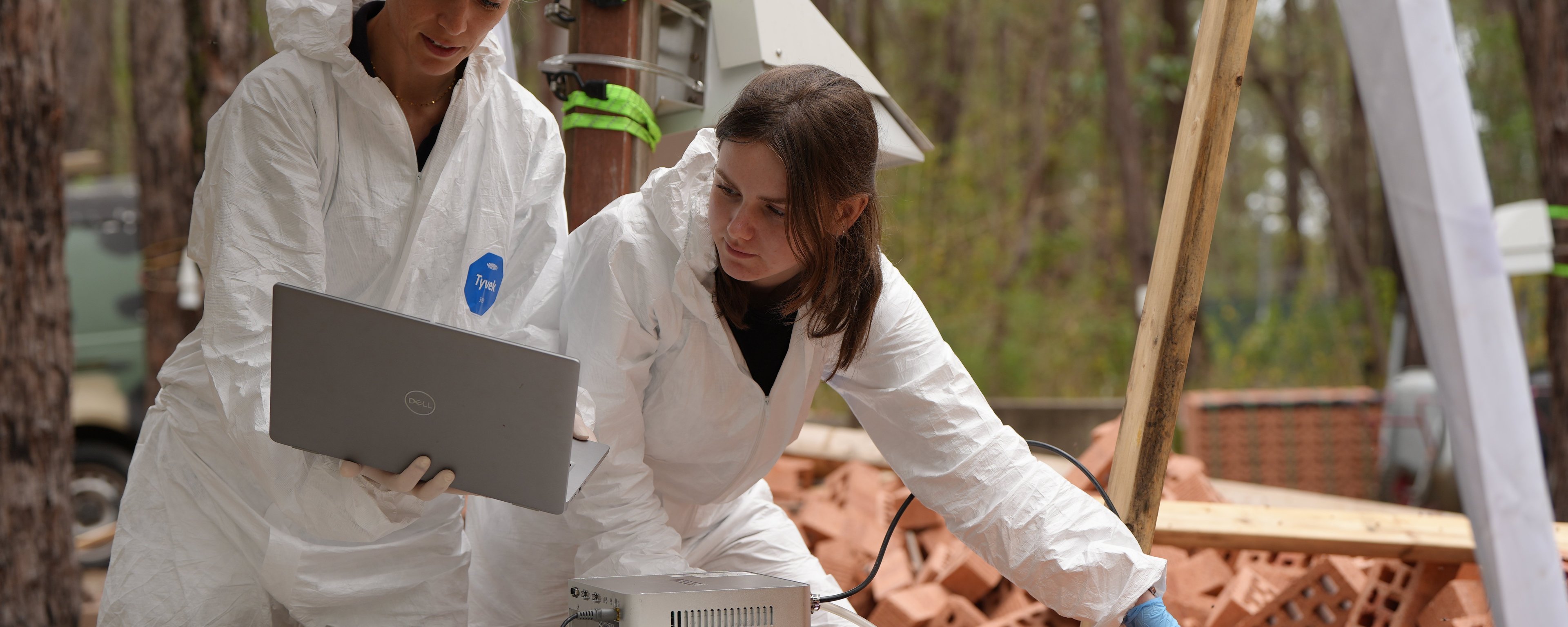 Bridget Thorn and Maiken Ueland at the AFTER facility