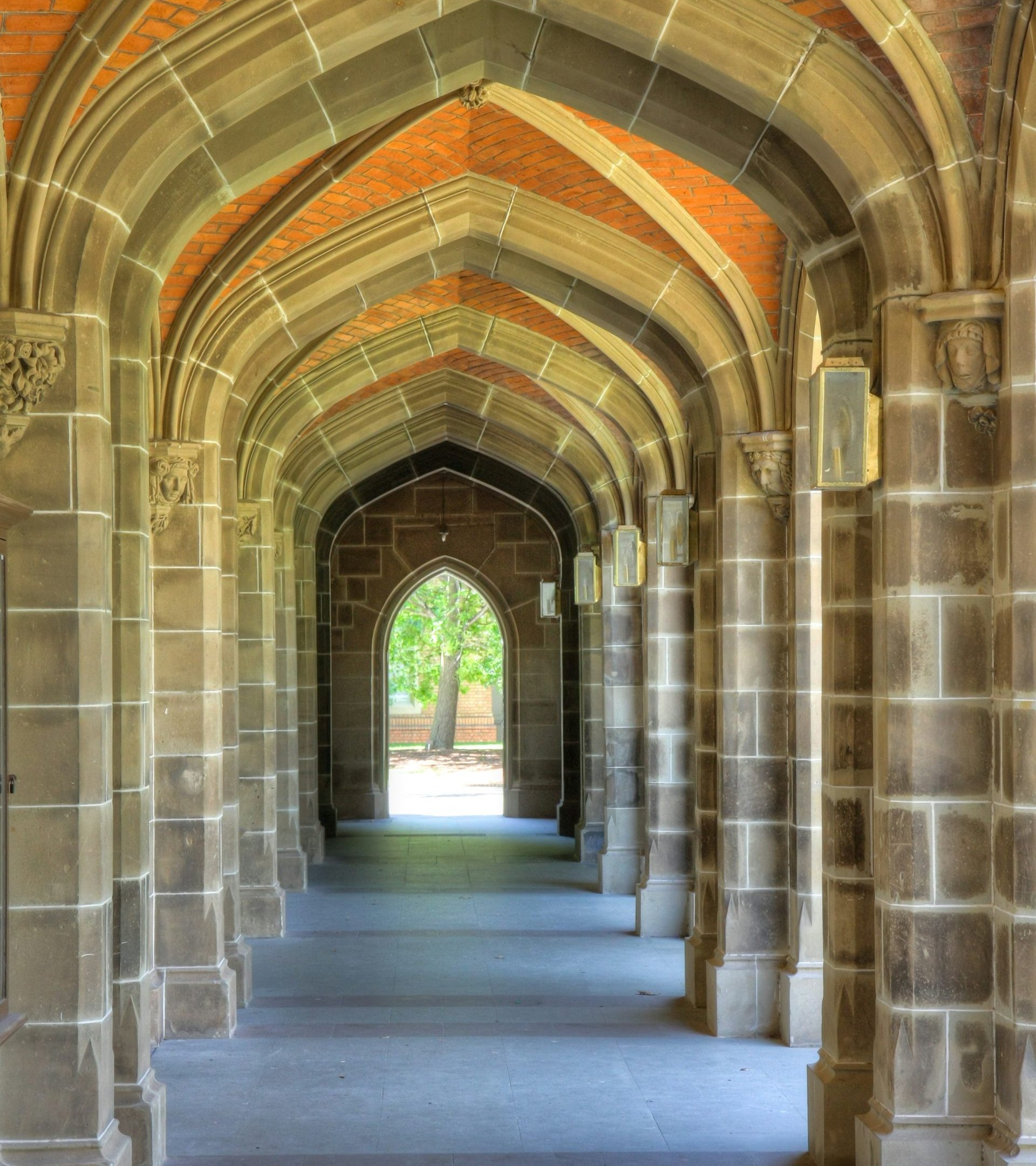Arches in university building