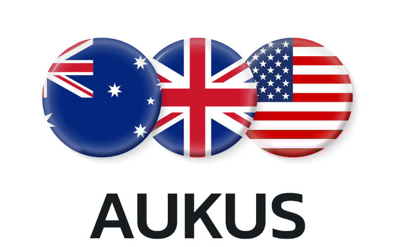 AUKUS-banner-with-USA-UK-Australia-flag-icons.-