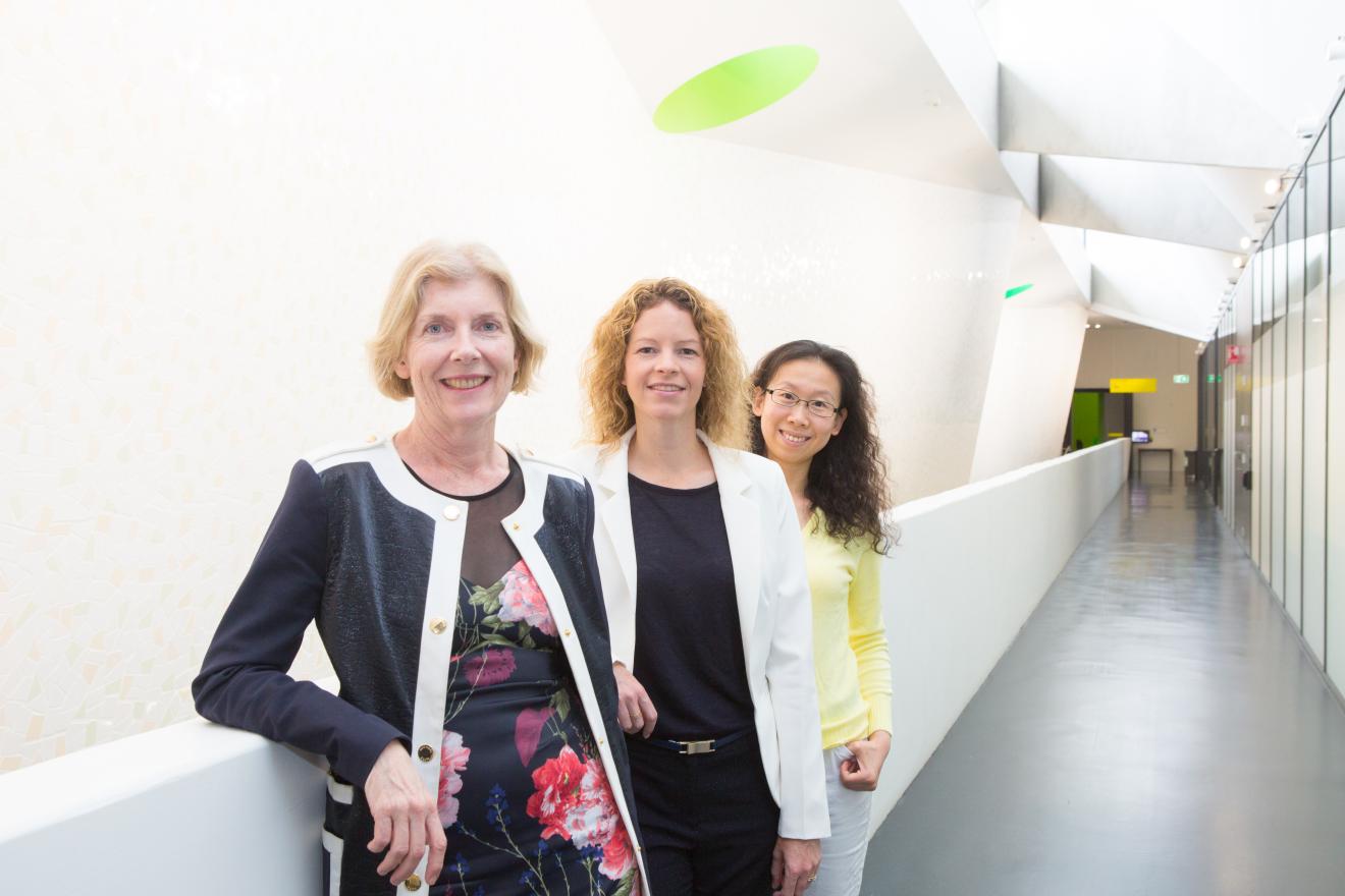 Liz Sullivan, Shari Forbes and Wei Wang