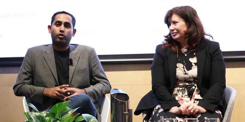 Usman Iftikhar and Fiona Anson