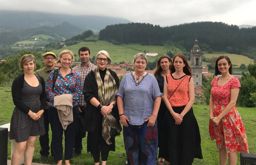 Disability and (Virtual) Institutions? workshop participants in the countryside surrounding Onati village