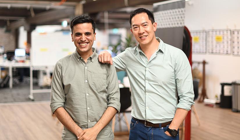 Portrait of Mohammad Sahkvidi and Brad Chan