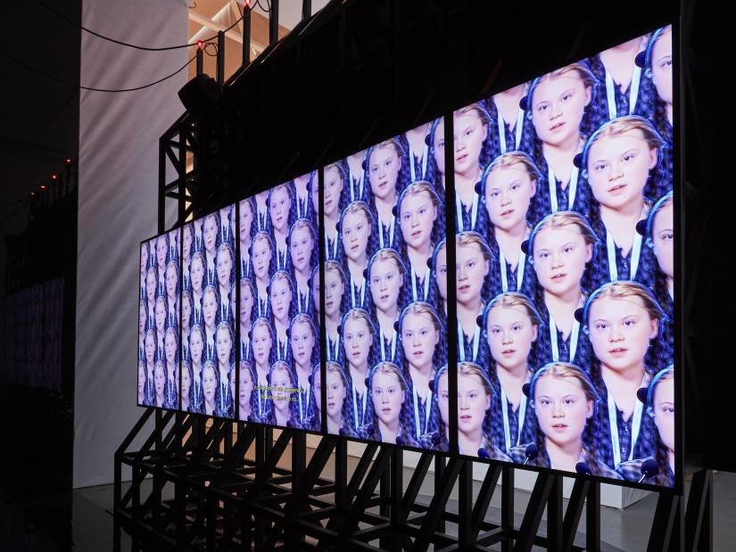 video screen installation