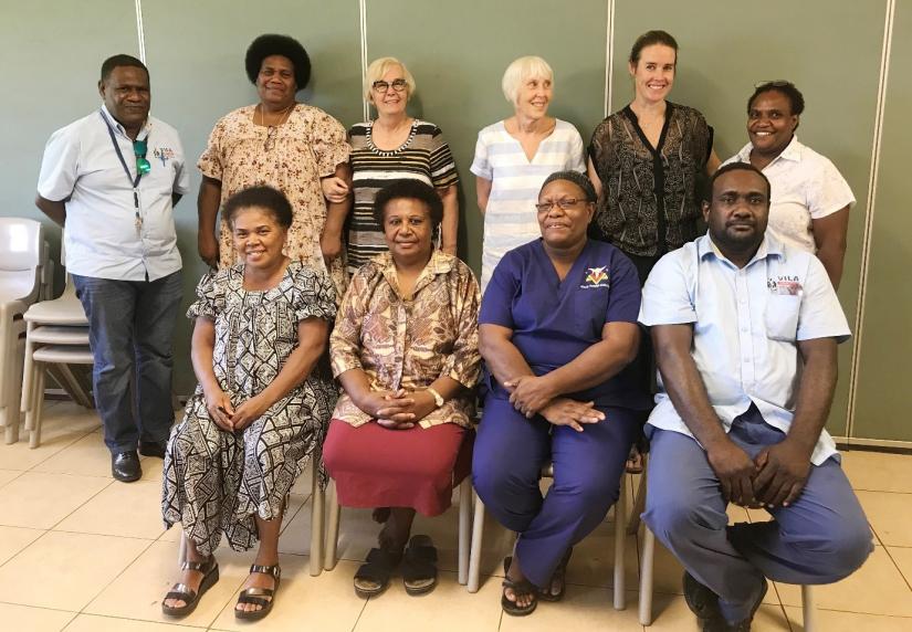 A group of committee members from Project Steering