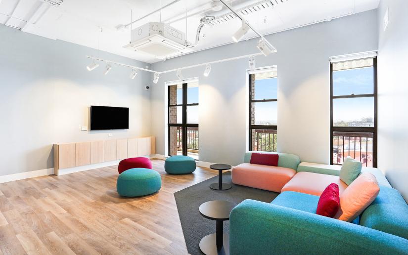 The waiting room at the newly constructed Kidman Centre