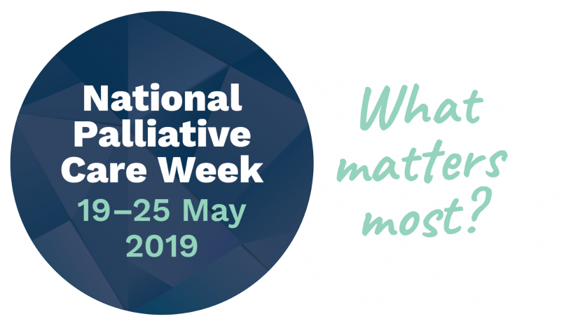 National Palliative Care Week promotional logo for What matters most campaign