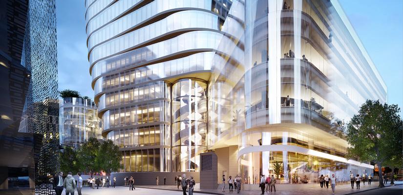 Artist's impression of UTS Central looking towards the Jones St entry
