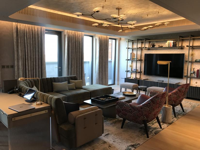 Interior of the Mandarin Oriental Hotel