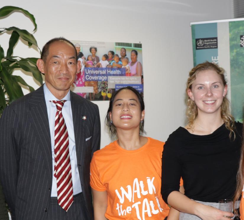 Dr Kasai and Holly Mandlik