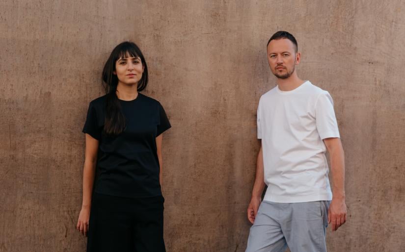 Portrait of Golnar Roshan and Ruben de la Rive Box