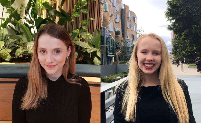 Olivia Wakeling and Lydia Watson-Moore