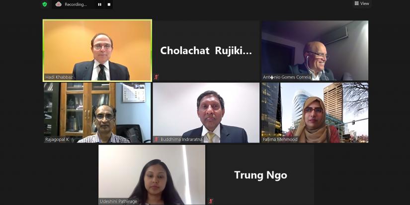 Screenshot of Zoom participants at the first TRC HDR workshop