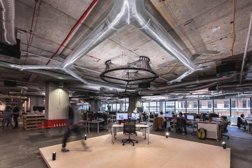 SR2 installed in the BVN office space in Sydney.