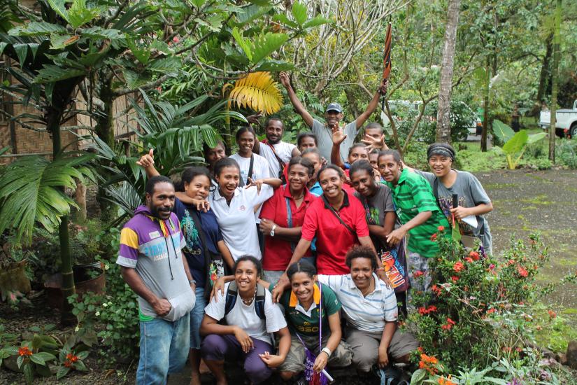A group of nurses pose for photo