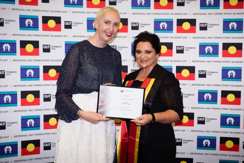 Trina Scott at undergraduate graduation