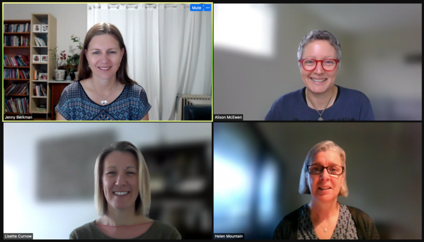 Zoom screenshot of UTS genetic counselling academics