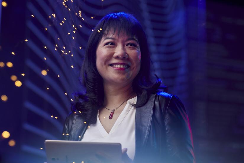 Portrait of Fang Chen by Toby Burrows