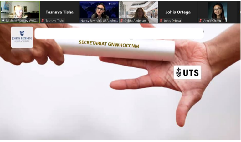 diagram of hand with logos