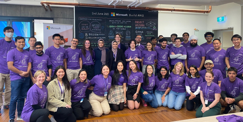 WiEIT- Emaan Gohar hosting an event at Microsoft