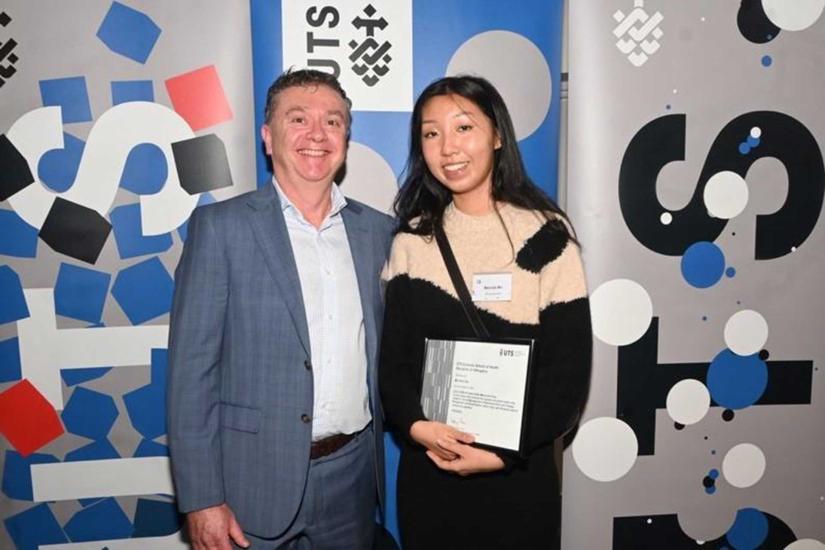 Mark Altman with Melinda Mo.