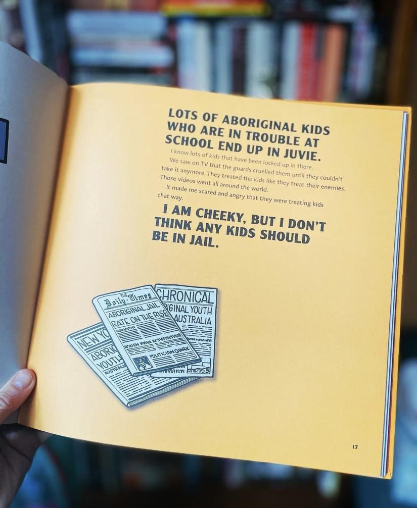 A page from In My Blood It Runs