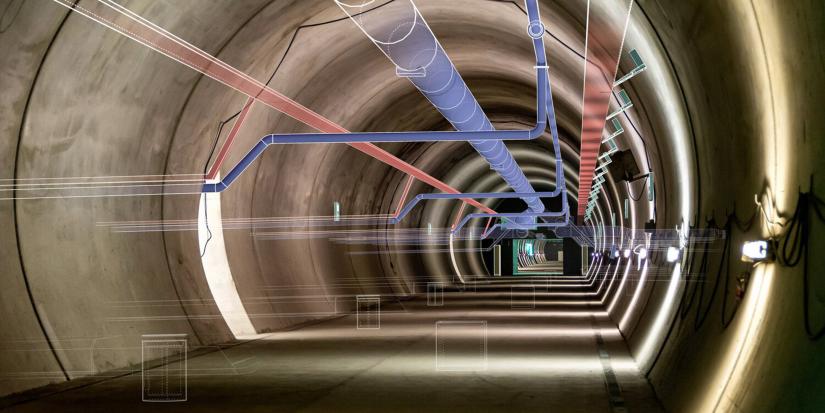 Tunnel design using augmented reality (AR)