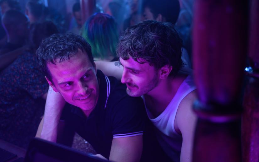 Andrew Scott and Paul Mescal in All of Us Strangers. Photo by Parisa Taghizadeh, Courtesy of Searchlight Pictures.