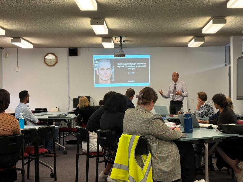 Killara High School executive staff engaging in professional learning