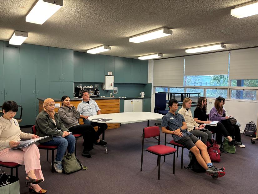 UTS preservice teachers listening to the professional learning session