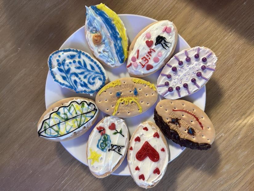 Decorated cookies