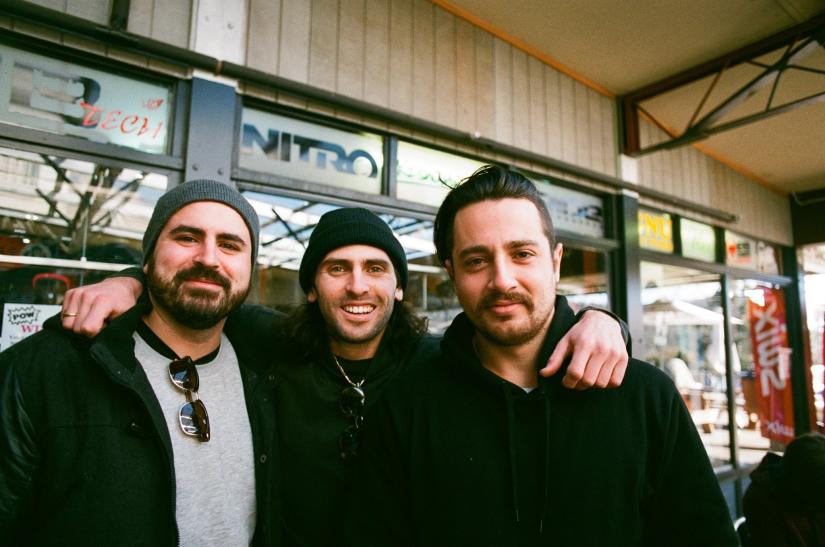 Robert, Henry, Alessandro on holidays together, 2019