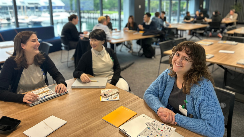 Students at Google training