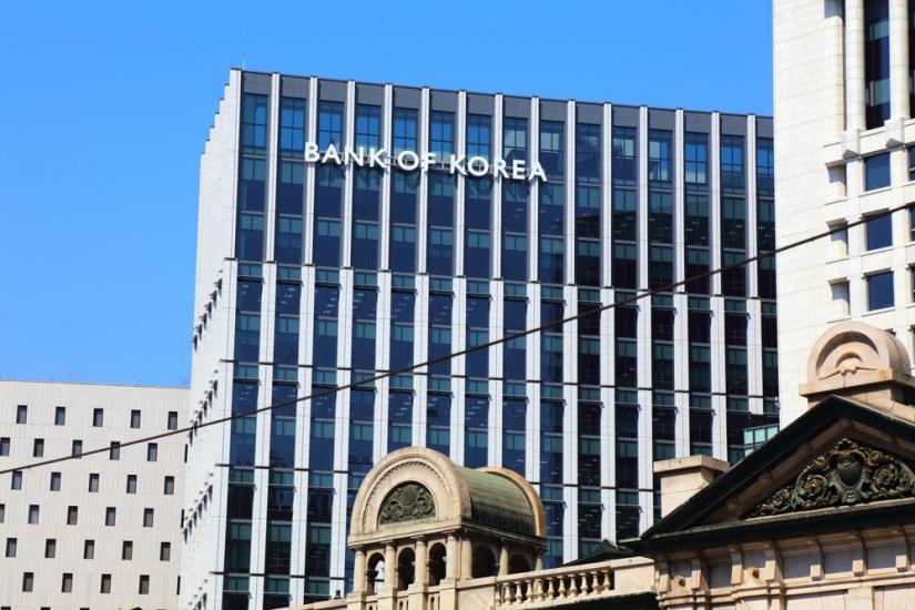Bank of Korea building in Seoul on April 9 2023 (Tupungato / Shutterstock)