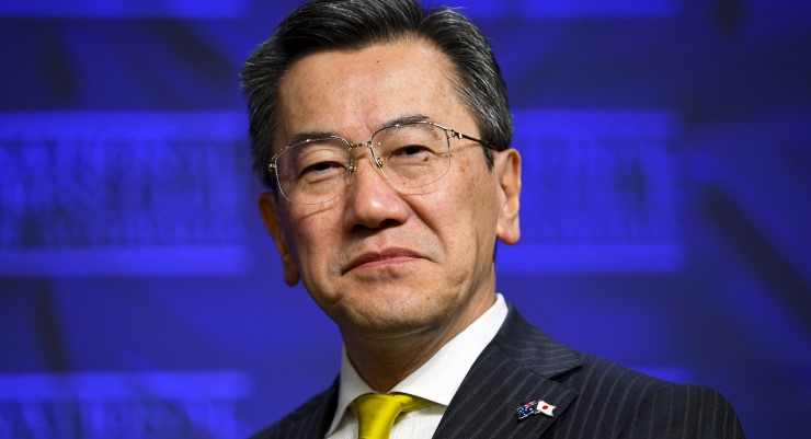 Shingo-Yamagami-Japanese-ambassador-AAP-Image-Lukas-Coch