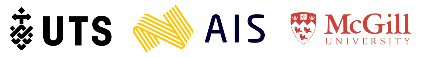 UTS, AIS and McGill University logos