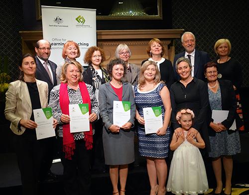 Lisa Andersen and Natalia Nikolova receive the National Office of Learning and Teaching Award