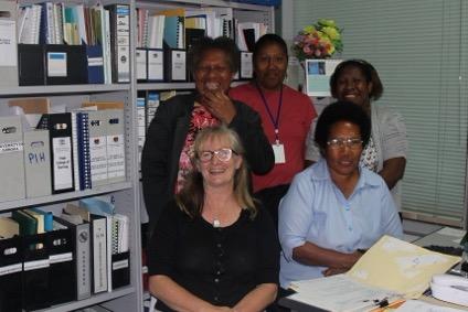 with PNG Nursing Council staff