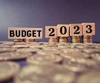 2023 budget picture with coins