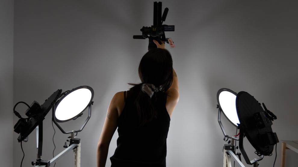 DAB Photomedia Copy Stand Room in Use