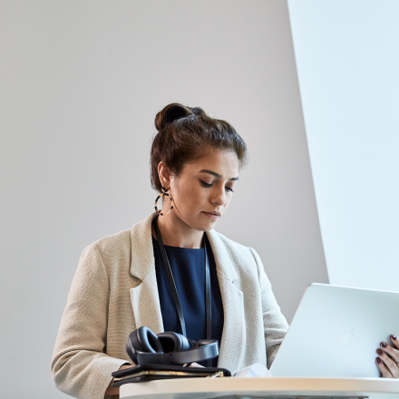 Students on laptop