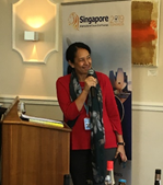 Elizabeth Iro at the 72nd WHA