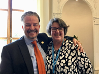 ICN CEO Howard Catton and Adjunct Professor Debra Thoms, CNMO Australia