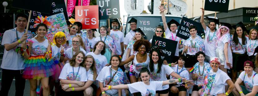 UTS Students at Mardi Gras 2017
