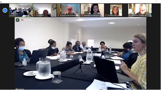 Workshop participants, observers  and WHO CC UTS secretariat on Day 1.