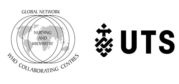 Global Network for WHO Collaborating Centres for Nursing and Midwifery logos