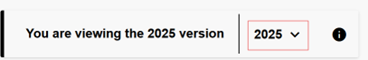 2025 version