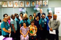 National Department of Health, Nursing Council, DFAT and stakeholders celebrate
