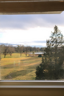 View of countryside outside Orange Health Service window