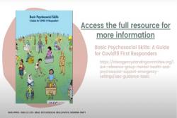 Figure 2: Screen capture of the YouTube video developed for the WHO CC UTS YouTube channel demonstrating where to find more information on the Guide